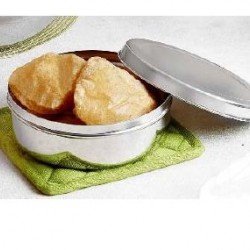 Mumma's Life Plain Stainless Steel Puri Dabba, Capacity: 350 Ml, Size(cm): 11 Inch To 13 Inch