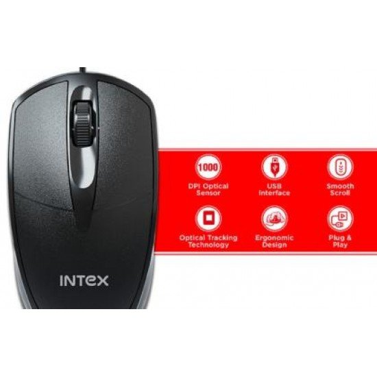 Intex Wired Eco - 6 Plus Mouse