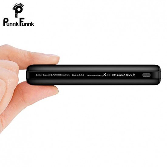 Punnk Funnk 20000 mAh Black Power Banks 