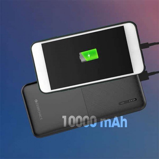 Zebronics ZEB-MB10000S3 Black 10000 mAh Power Banks