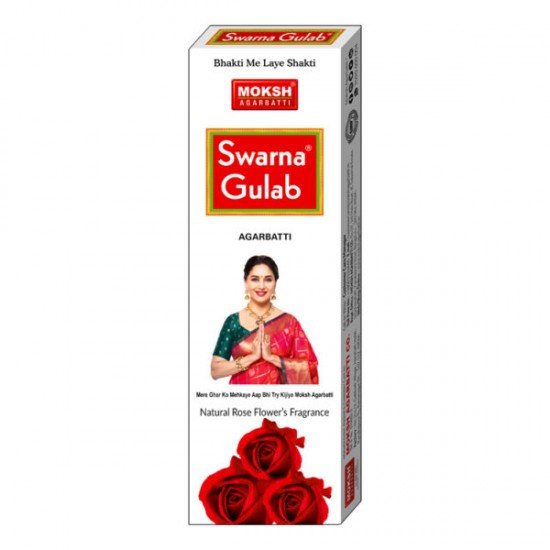 Moksh Agarbatti Swarna Gulab Agarbatti 100g