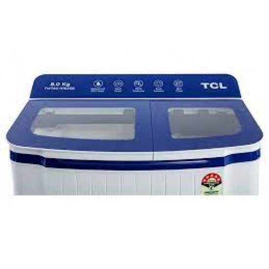 TCL 8 kg Semi Automatic Top Load Washing Machine 