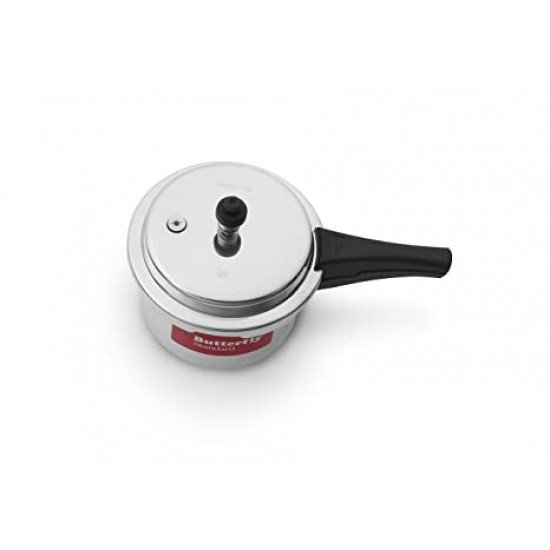 Butterfly Standard Aluminium Pressure Cooker 3L  Aluminium Pressure Cooker (Silver)