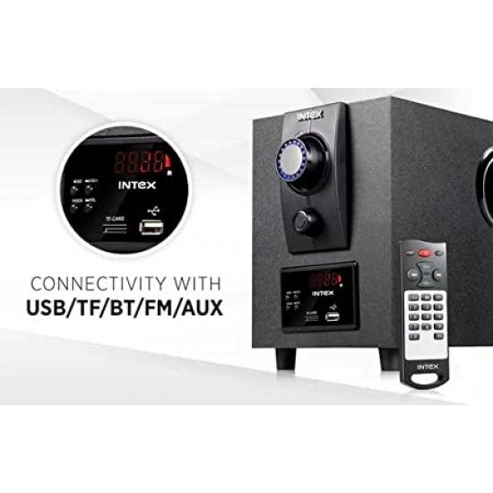 Intex Boom 1666 TUFB 2.1 35 W 2.1 Bluetooth Home Theatre