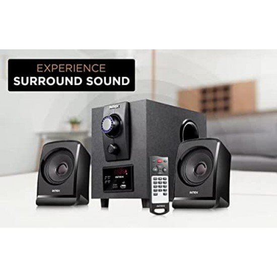 Intex Boom 1666 TUFB 2.1 35 W 2.1 Bluetooth Home Theatre