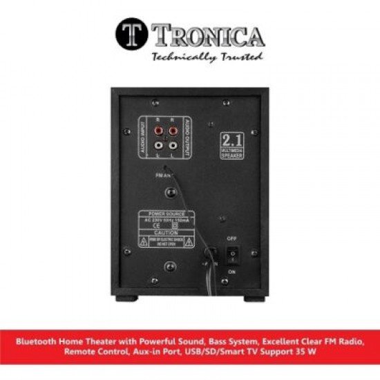 Tronica BT-333 35 W 2.1 Bluetooth Home Theatre