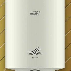 V-Guard Valco 10L Storage Water Geyser (White)