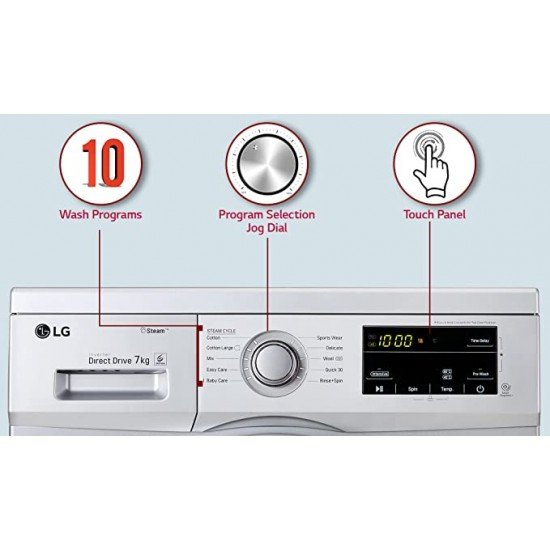 LG 7 kg Fully Automatic Front Load Washing Machine 