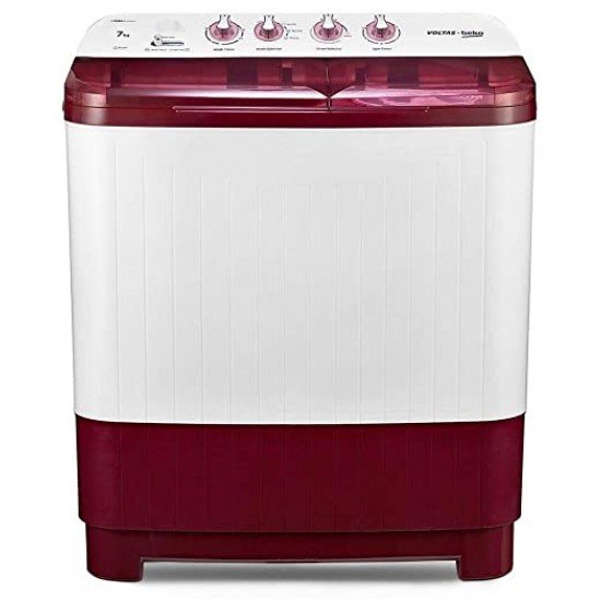 Voltas Beko 7 kg Semi Automatic Top Load Washing Machine 