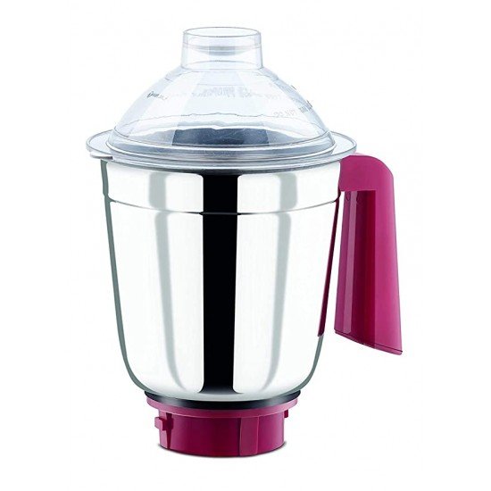 Bajaj Classic Mixer Grinder, 750W, 3 Jars (White and Maroon)