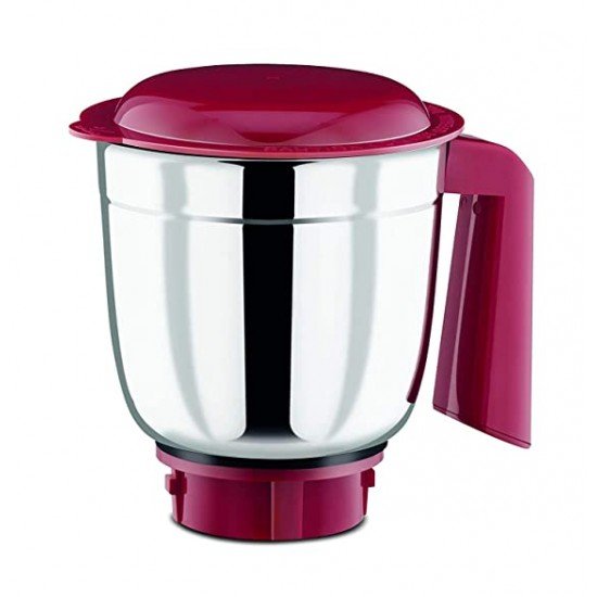 Bajaj Classic Mixer Grinder, 750W, 3 Jars (White and Maroon)