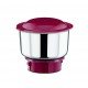 Bajaj Classic Mixer Grinder, 750W, 3 Jars (White and Maroon)