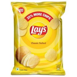 Lay's Potato Chips 50g/52g, Classic Salted Flavour, Crunchy Chips & Snacks